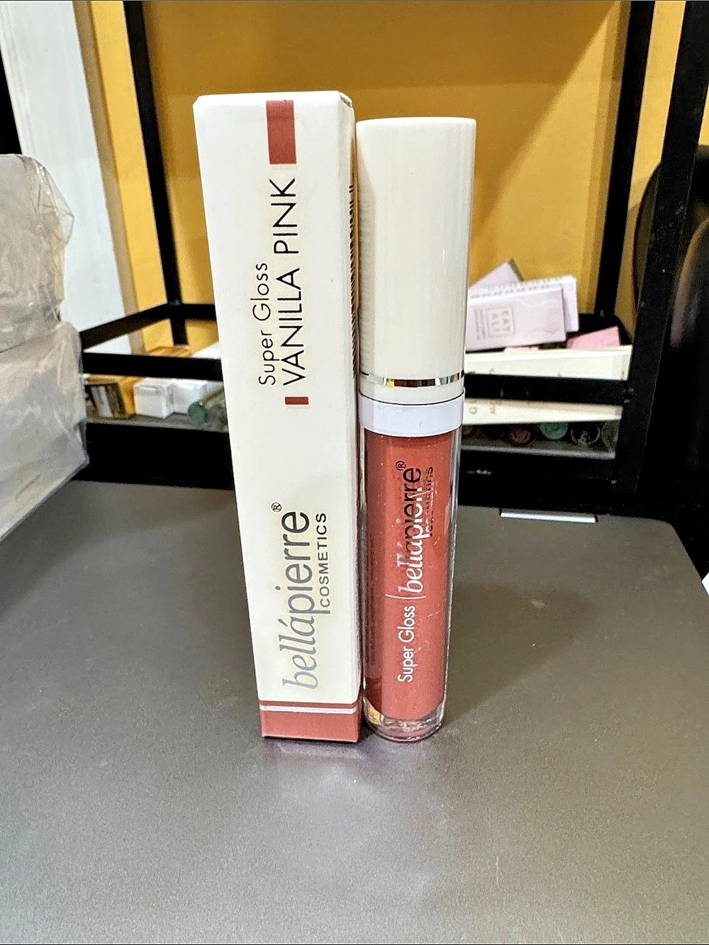 bella pierre cosmetics Super Gloss Vanilla Pink NWT